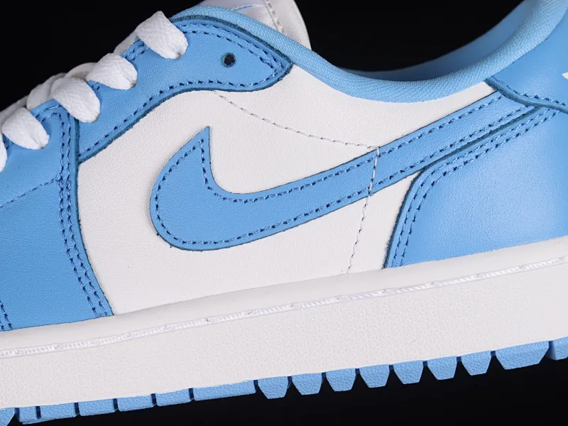 All categories Air Jordan Jordan series basketball shoes Air Jordan 1 Low G version pure original Air Jordan 1 Low Golf "UNC" AJ1 Joe 1 new golf version North Carolina blue color DD9315-100